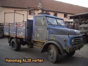 Hanomag AL28 vorher